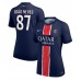 Maillot de foot Paris Saint-Germain Joao Neves #87 Domicile vêtements Femmes 2024-25 Manches Courtes